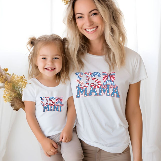 4:e July Usa mamma födelsedag T Shirt (Skapare uppladdad)