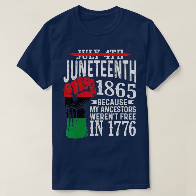 4:e juni 1865 eftersom min gäst t shirt (Design framsida)