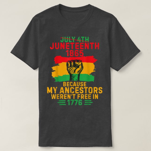 4:e juni 1865 eftersom mina gäster juni t shirt (Design framsida)