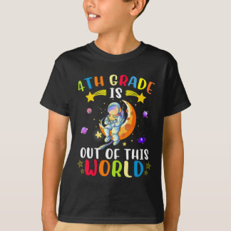 4:e klass är utanför denna världen astronaut t-shi t shirt