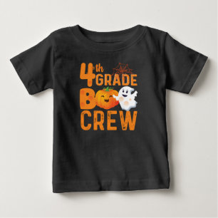 4:e Klass Boo Crew Halloween Cute Pumpkin T Shirt