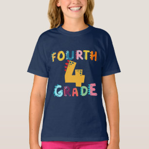 4:e KLASS Dino Squad boys Girls-lärare B2S T Shirt