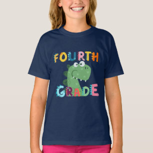 4:e KLASS Dino Squad boys Girls-lärare B2S T Shirt