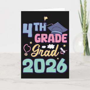 4:e klass examen 2026 Stolt examen examen Barn Kort