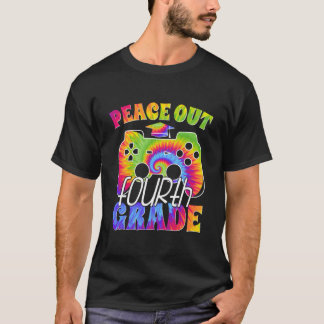 4:e klass examen dekoration Peace Out Fjärde klass T Shirt