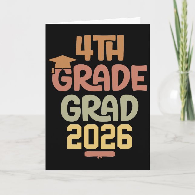 4:e klass examen klass 2026 examen fet mysig kol kort (Framsida)