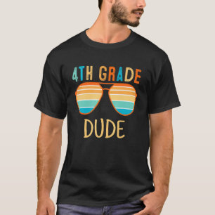 4:e Klass-killen Sunglasses Back to school Vintage T Shirt