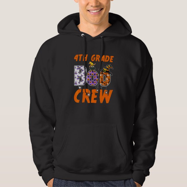 4:e klass lärare elev halloween fjärde klass B Hoodie (Framsida)