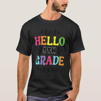 4:e klass lärare Hej fjärde klass T Shirt