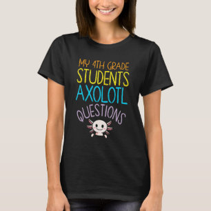 4:e Klass Lärarexamen i Axolotl-frågor T Shirt