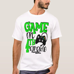 4:e Klass-spelvideospelen 1:a Grönten i skolan T Shirt