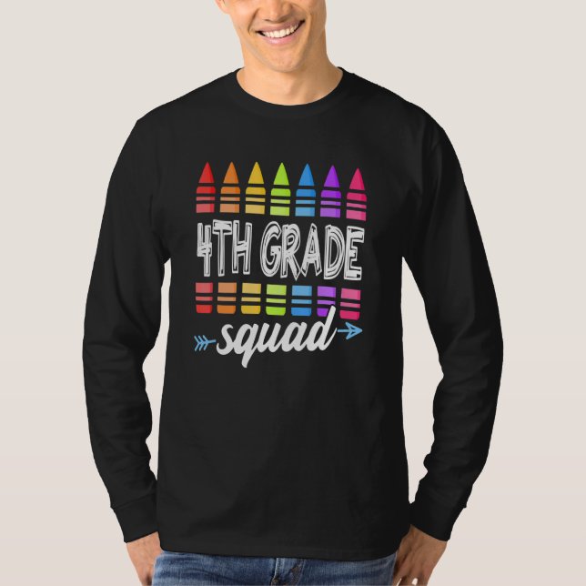 4:e Klass Squad Back to school Lachare Student Fou T Shirt (Framsida)