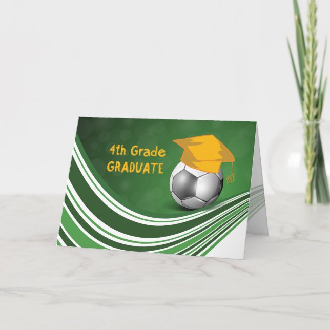 4:e Klass, Studenten, fotbollsbuss och hatt Kort (Framsida)