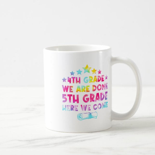 4:e Klass Studenten Tie Dye 5:e Klass Kaffemugg (Höger)
