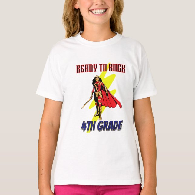 4:e Klass Toppen Girl T Shirt (Framsida)