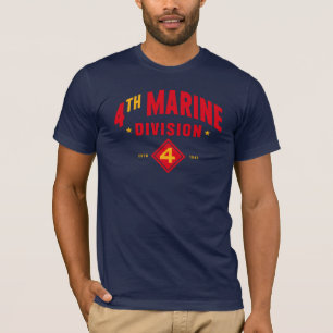 4:e marinavdelningen "FighFjärde delen" Blått mari T Shirt