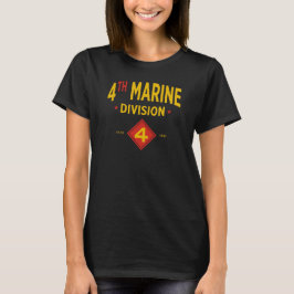 4:e marinavdelningen Förenta Stater Militära kvinn T Shirt