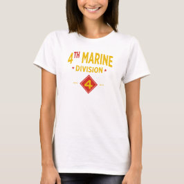 4:e marinavdelningen Förenta Stater Militära kvinn T Shirt