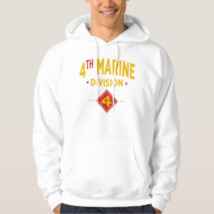 4:e marindivisionen Förenade Stater Hoodie