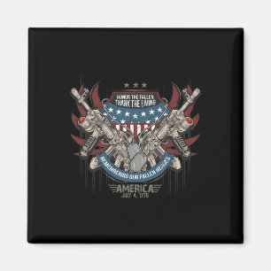4:e patriotiska Amerikanska militärveteranindexet Magnet