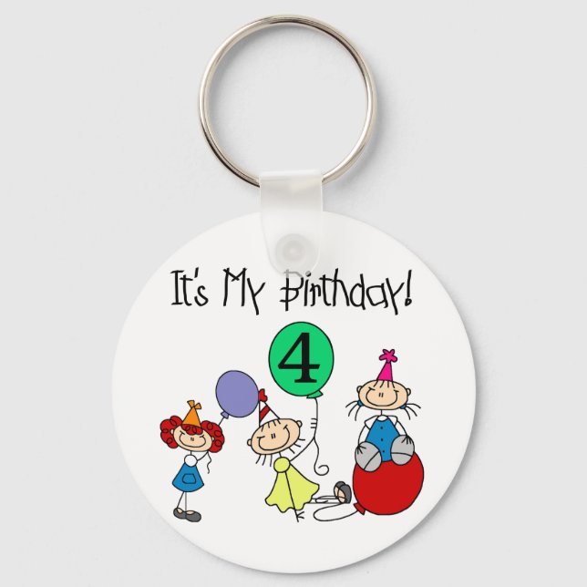 4:e stift Kids Party, dagskjortor och presenter Nyckelring (Framsida)