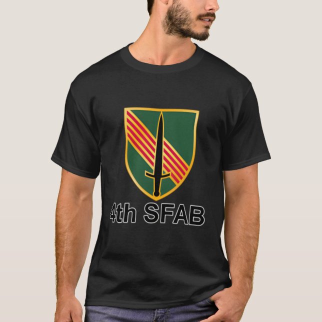 4:e stödbrigaden för säkerhetsstyrkorna t shirt (Framsida)