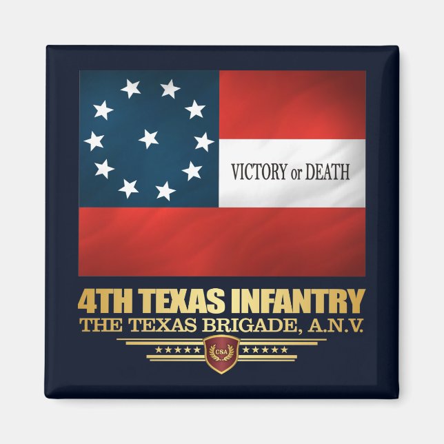 4:e Texas Infantry Magnet (Framsidan)