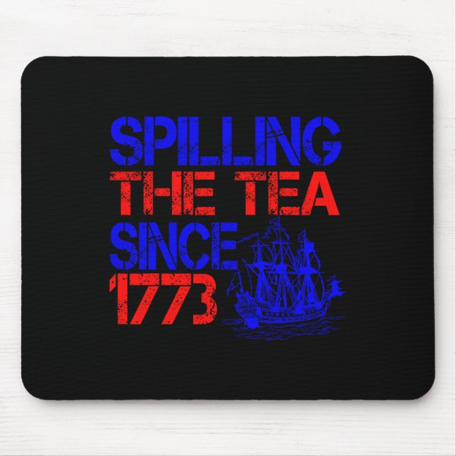 4:e uppdelningen av Tea sedan 1773 fjärde juli Musmatta (Framsidan)