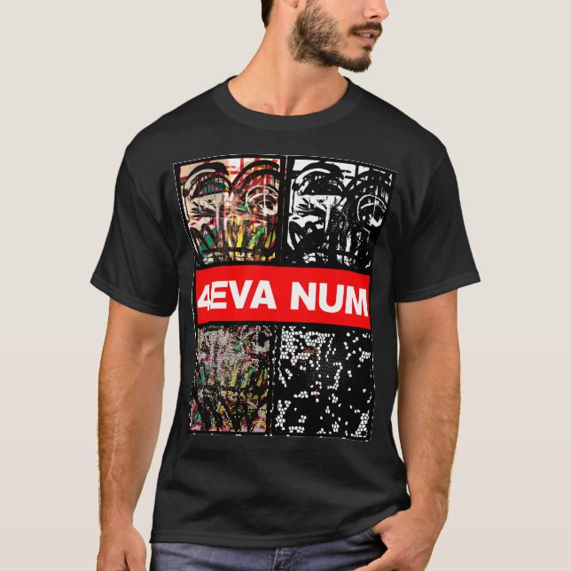 4 EVA NUM ICON ANSIKTE T SHIRT (Framsida)