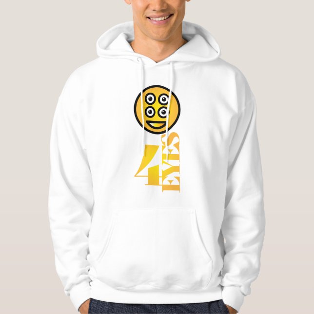 4 EYES ICON BY MASANSER PIXELAT HOODIE (Framsida)