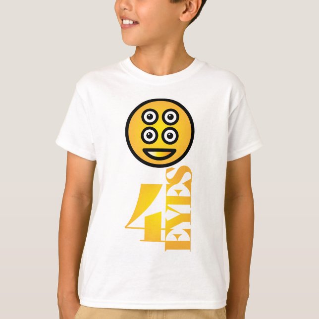 4 EYES ICON BY MASANSER PIXELAT T SHIRT (Framsida)