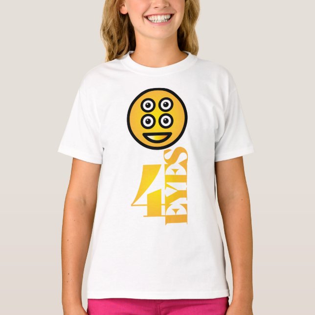 4 EYES ICON BY MASANSER PIXELAT T SHIRT (Framsida)