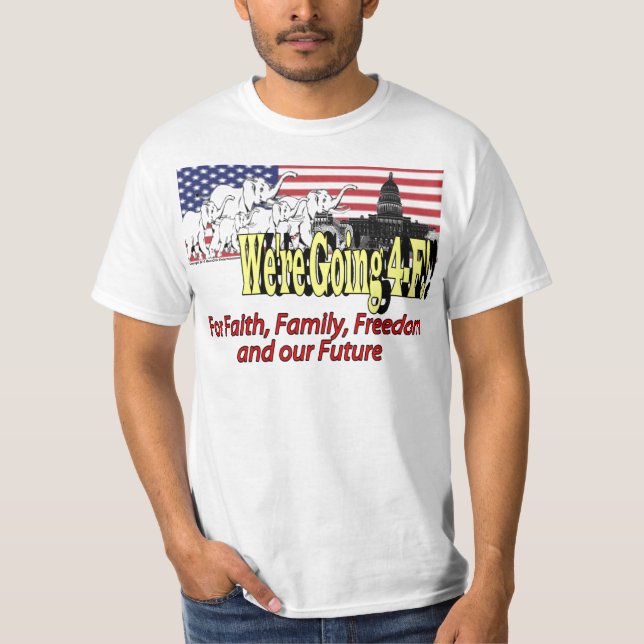 4-F projekterar Tee Shirt (Framsida)