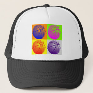 4 Färg Art Basketboll Keps