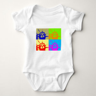 4 Färg Pop Art Dam Liberty T Shirt