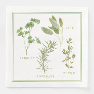 4 FÄRSKA ÖRTER Pappra blöjor, standardmatning Pappersservett