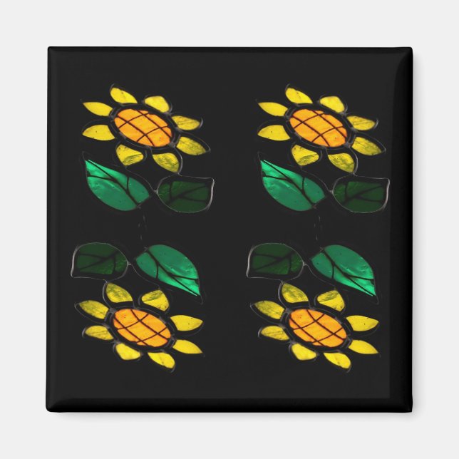 4 Fläktglasruta, magnet (Framsidan)