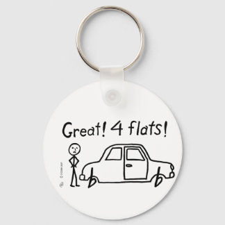 4 Flattor Nyckelring