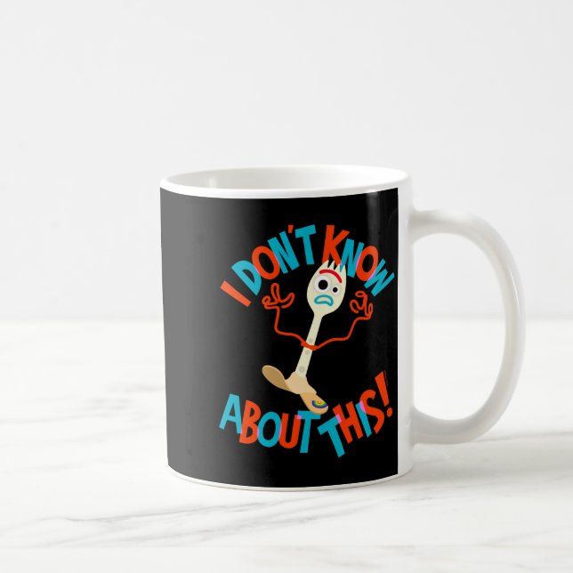 4 Forky Jag Vet Inte Om Detta  Kaffemugg (Höger)