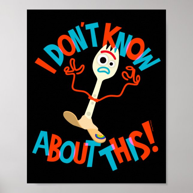 4 Forky Jag Vet Inte Om Detta  Poster (Framsidan)