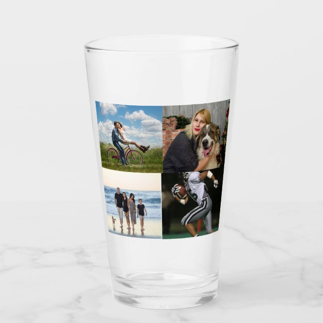 4 Foto Familjecollage Glaskopp (Framsida)