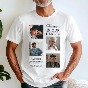 4 Foto Fyrkantig Minnes-T-Shirt T Shirt