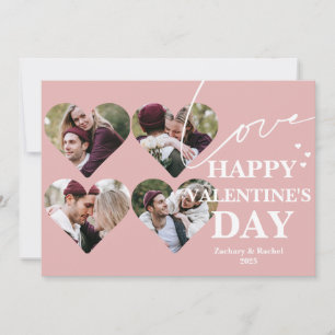 4 foto Heart collage valentines day par Julkort