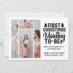 4 Foto Mamma som ska vara julafton Gravid Julkort