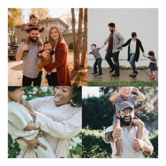 4 Foto Personlig Anpassningsbar Collage