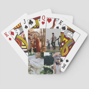 4 Foto Personlig Anpassningsbar Collage Casinokort