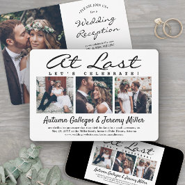 4 Foto Slutligen Bröllopsfirande Bröllop Inbjudningar