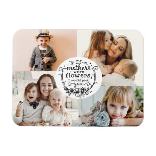 4 fotofamiljesamling mamma keepsaké mors dag magnet