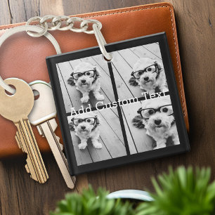 4 Fotokollage - du kan ändra bakgrunden färg