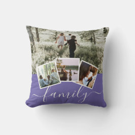 4 Fotokollage Family Personlig Kudde
